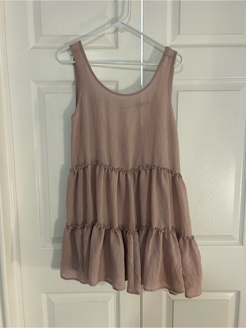 Tiered Mauve Women’s Swim Coverup